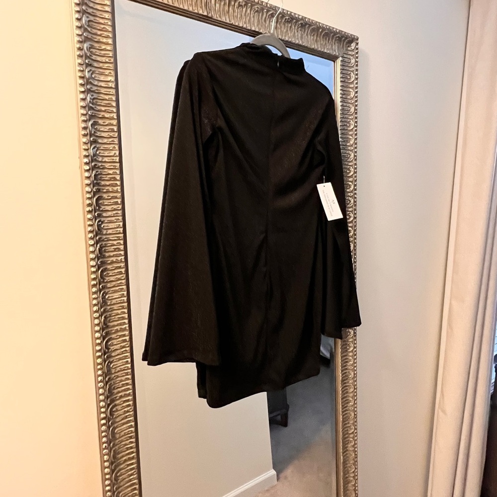 AX Paris mini dress with cape sleeves